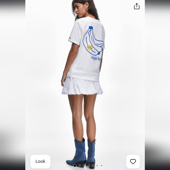 Pacific Republic Pull and Bear Banana Shirt Large - Picture 5 of 6